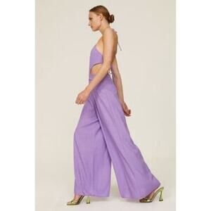 Louna Lavender  Sleeveless Jumpsuit with wide legs  size S